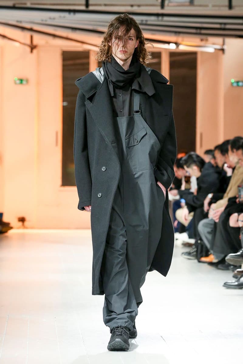 Yohji Yamamoto Fall/Winter 2020 Men's Runway collection paris fashion week pfw fw20 pour homme