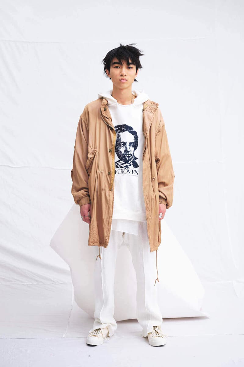 YSTRDYS TMRRW Spring Summer 2020 Lookbook collection layers americana japanese artisanal hand crafted BAGGY PARKA YOUNG & OLSEN The DRYGOODS STORE military