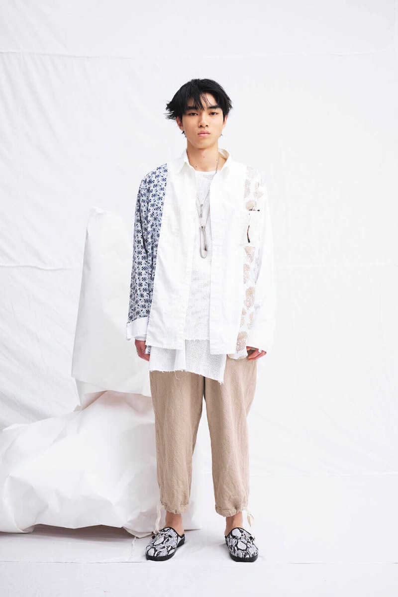 YSTRDYS TMRRW Spring Summer 2020 Lookbook collection layers americana japanese artisanal hand crafted BAGGY PARKA YOUNG & OLSEN The DRYGOODS STORE military