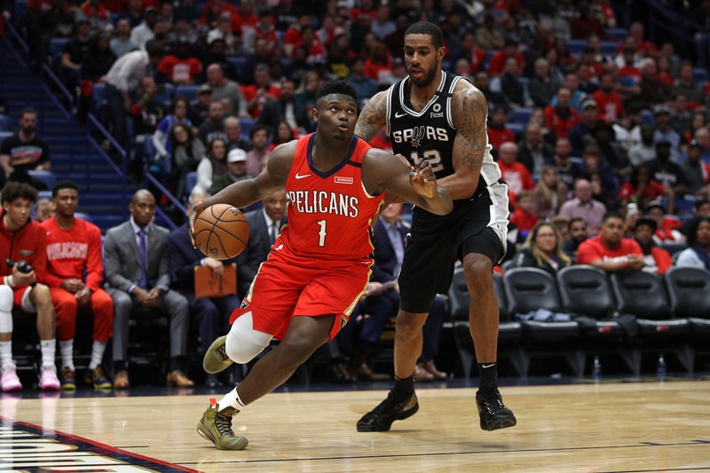 zion williamson nba debut air jordan 34 bayou boys pe new orleans pelicans san antonio spurs release date info photos price