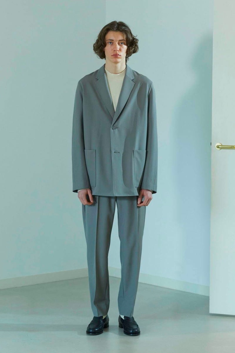 08sircus Fall Winter 2020 Lookbook collection japanese style british militaristic sartorial bespoke clean cut tailoring coats duffle peacost navy parka trousers slacks pants jackets