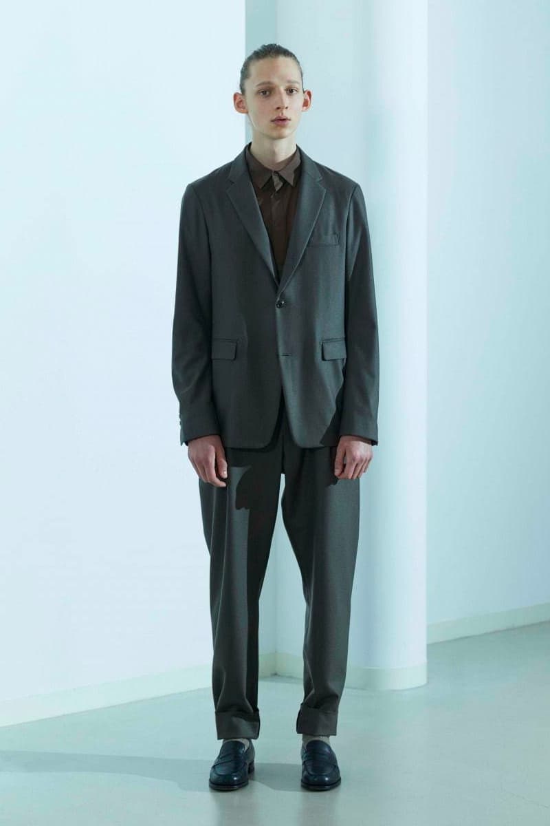 08sircus Fall Winter 2020 Lookbook collection japanese style british militaristic sartorial bespoke clean cut tailoring coats duffle peacost navy parka trousers slacks pants jackets