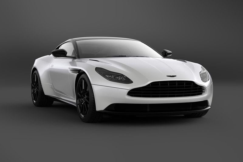 2021 Aston Martin DB11 V8 Shadow Edition 300 units globally specs red black trim white two-tone graphite black bonnet blades Onyx Black, Stratus White, Divine Red, Sabiro Blue, Xenon Grey, and Magnetic Silver