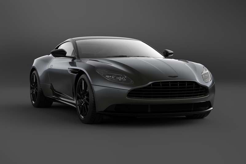 2021 Aston Martin DB11 V8 Shadow Edition 300 units globally specs red black trim white two-tone graphite black bonnet blades Onyx Black, Stratus White, Divine Red, Sabiro Blue, Xenon Grey, and Magnetic Silver