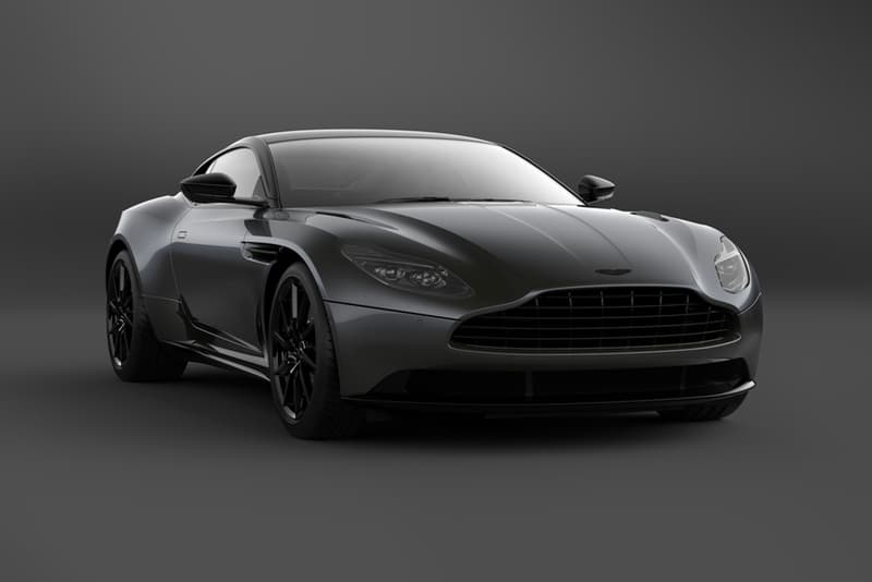 2021 Aston Martin DB11 V8 Shadow Edition 300 units globally specs red black trim white two-tone graphite black bonnet blades Onyx Black, Stratus White, Divine Red, Sabiro Blue, Xenon Grey, and Magnetic Silver