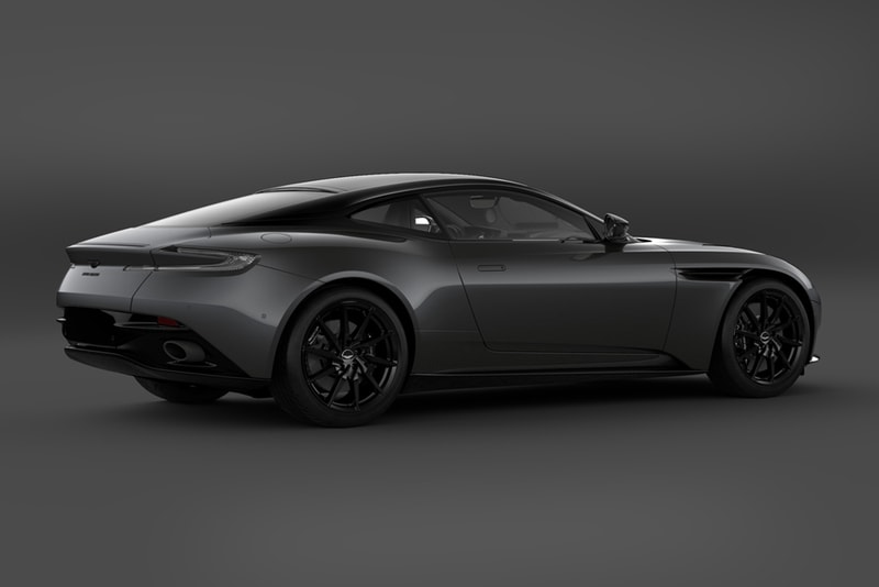 2021 Aston Martin DB11 V8 Shadow Edition 300 units globally specs red black trim white two-tone graphite black bonnet blades Onyx Black, Stratus White, Divine Red, Sabiro Blue, Xenon Grey, and Magnetic Silver
