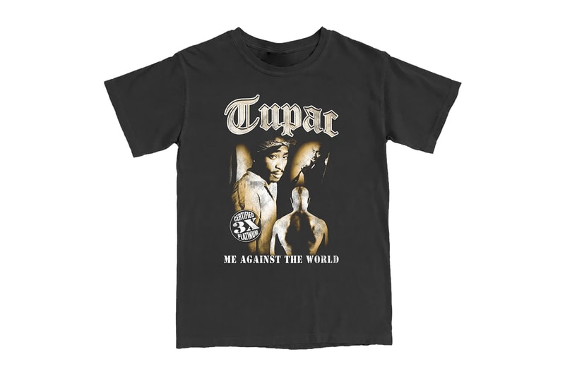 2Pac Me Against The World 25th Anniversary Merch Release tupac shakur all eyez on me california love