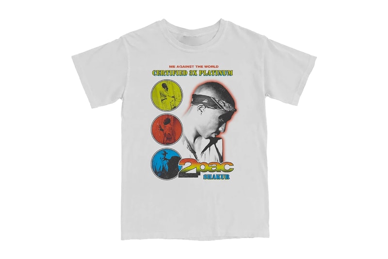 2Pac Me Against The World 25th Anniversary Merch Release tupac shakur all eyez on me california love