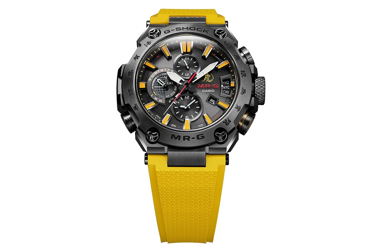 MRGG2000BL9A mr g mrg casio g shock gshock bruce lee watch yellow black red dragon Jeet Kune Do game of death tracksuit