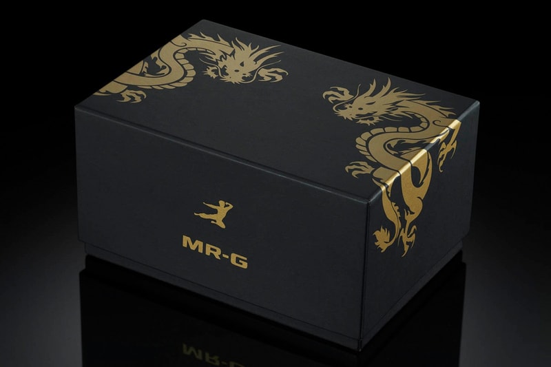 MRGG2000BL9A mr g mrg casio g shock gshock bruce lee watch yellow black red dragon Jeet Kune Do game of death tracksuit