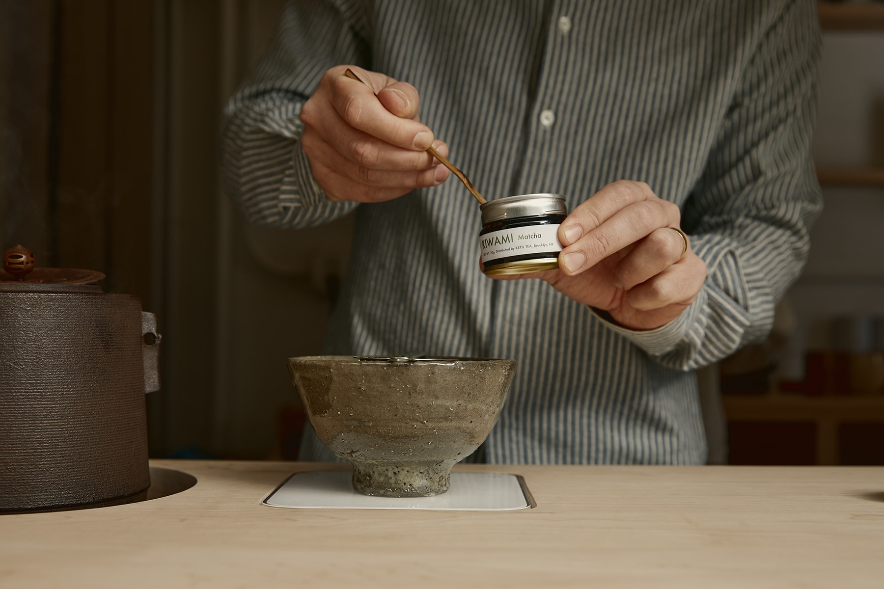 kettl bowery tea bar shop cafe matcha new york city manhattan tokyo japan snow peak genmaicha sencha houjicha soba latte chocolate gelato pudding