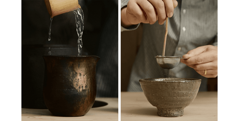 kettl bowery tea bar shop cafe matcha new york city manhattan tokyo japan snow peak genmaicha sencha houjicha soba latte chocolate gelato pudding 