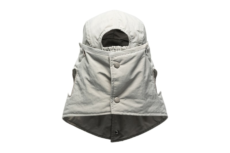 A COLD WALL Gray Buttoned Desert Hat samuel ross trekking accessories menswear streetwear spring summer 2020 collection hiking outdoor urban technical headwear hat cap functional