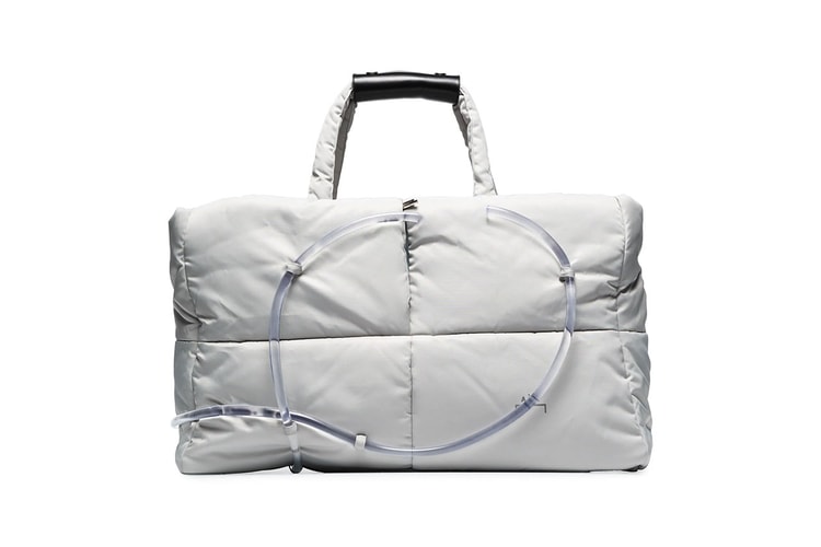 A-COLD-WALL* Upgrades Classic Tote Bag With Transparent Pipe Embellishment