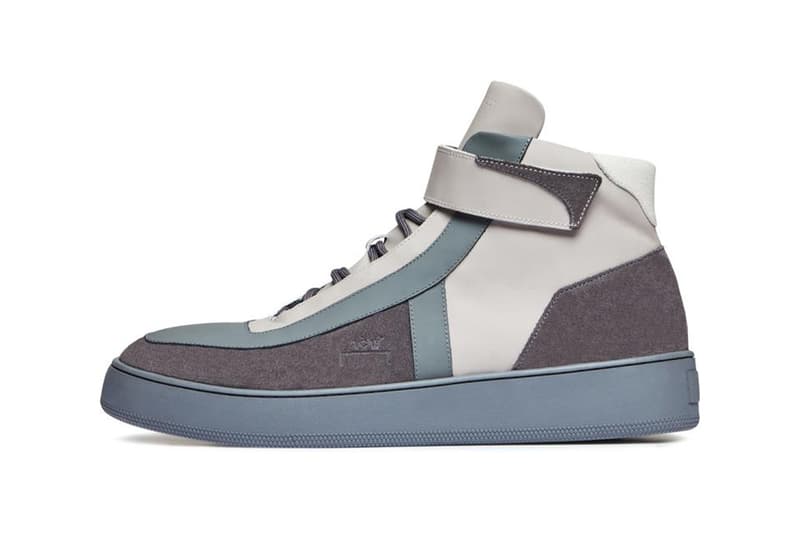 A-COLD-WALL* corbusier hi sneaker release information slate grey buy cop purchase samuel ross sneaker footwear