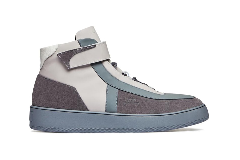 A-COLD-WALL* corbusier hi sneaker release information slate grey buy cop purchase samuel ross sneaker footwear