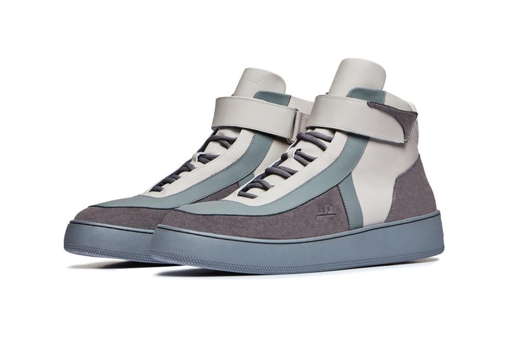 A-COLD-WALL* corbusier hi sneaker release information slate grey buy cop purchase samuel ross sneaker footwear