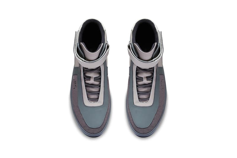 A-COLD-WALL* corbusier hi sneaker release information slate grey buy cop purchase samuel ross sneaker footwear