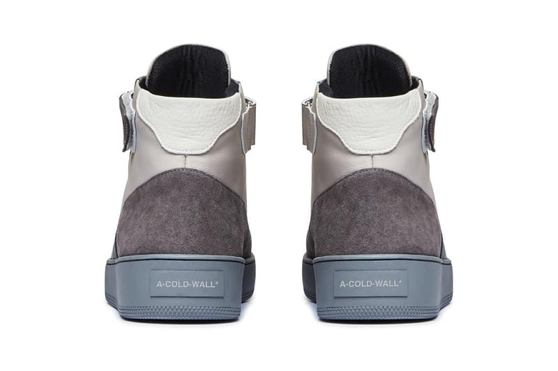 A-COLD-WALL* corbusier hi sneaker release information slate grey buy cop purchase samuel ross sneaker footwear
