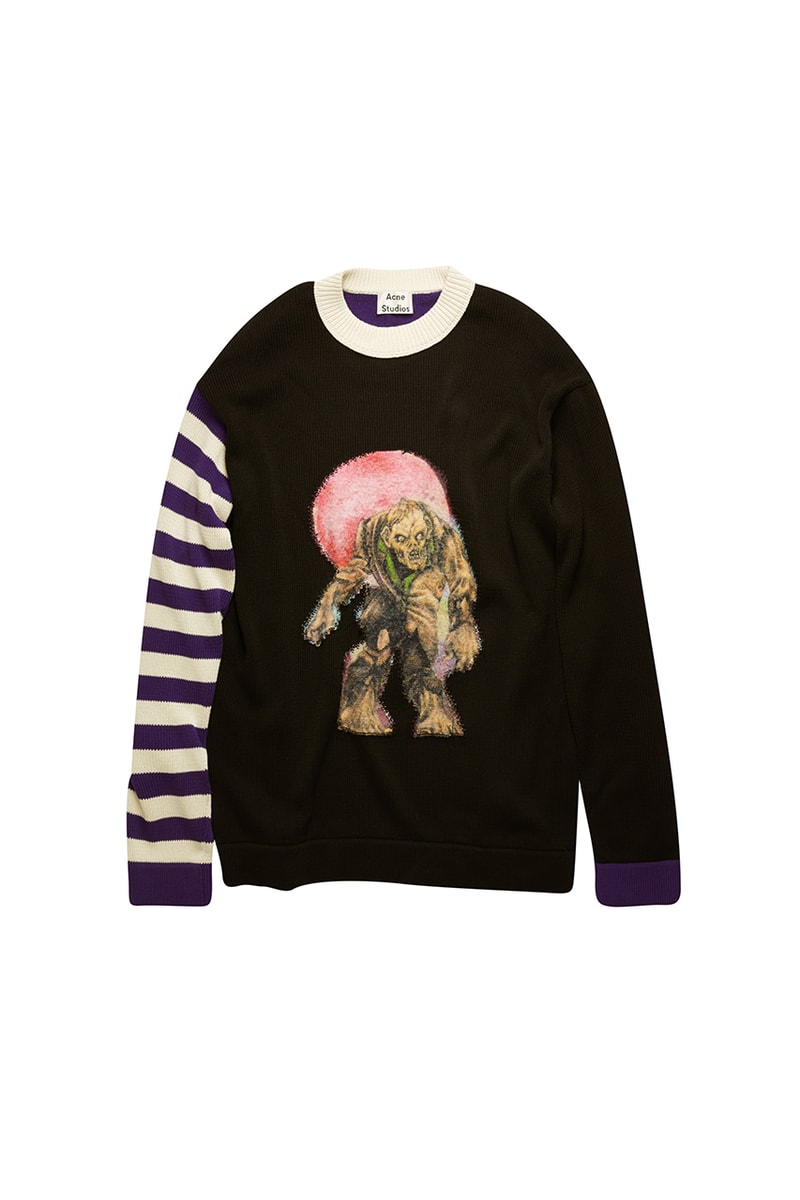 Acne Studios "Monster in My Pocket" Capsule Collection Release Information Drop Joe Morrison John Weems 1990 Artwork  Zombie, Werewolf, Triton Great Beast