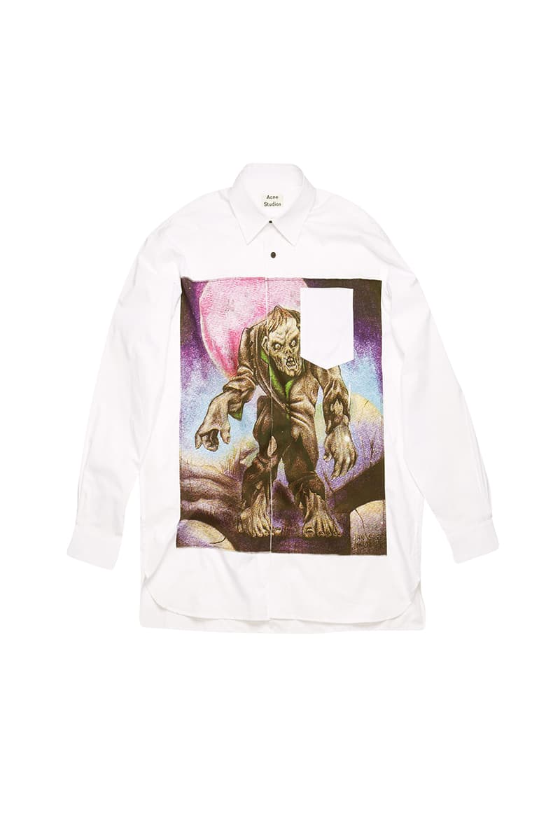 Acne Studios "Monster in My Pocket" Capsule Collection Release Information Drop Joe Morrison John Weems 1990 Artwork Zombie, Werewolf, Triton Great Beast