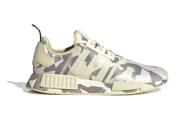 adidas NMD R1 Fractal Camo Pack Release  EF4262  EF4263  EF4264 Black Beige Navy Sand Core Black Off White Black Grey Six Carbon Collegiate Navy Cloud White