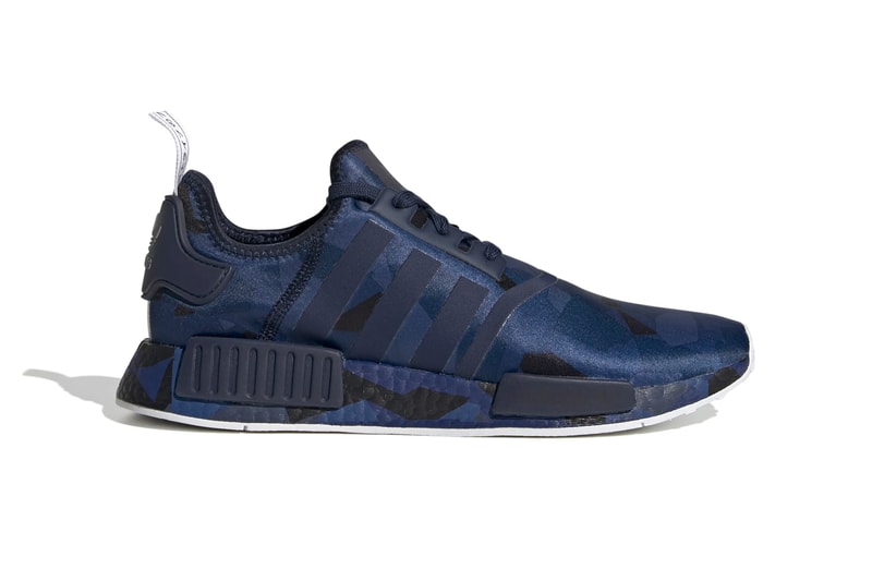 adidas NMD R1 Fractal Camo Pack Release  EF4262  EF4263  EF4264 Black Beige Navy Sand Core Black Off White Black Grey Six Carbon Collegiate Navy Cloud White