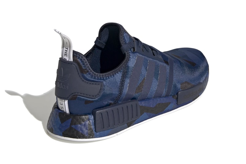adidas NMD R1 Fractal Camo Pack Release  EF4262  EF4263  EF4264 Black Beige Navy Sand Core Black Off White Black Grey Six Carbon Collegiate Navy Cloud White