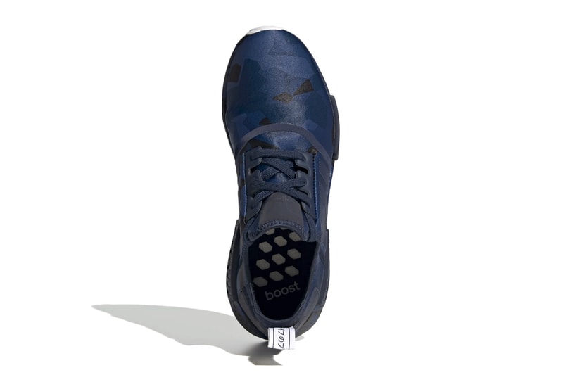 adidas NMD R1 Fractal Camo Pack Release  EF4262  EF4263  EF4264 Black Beige Navy Sand Core Black Off White Black Grey Six Carbon Collegiate Navy Cloud White