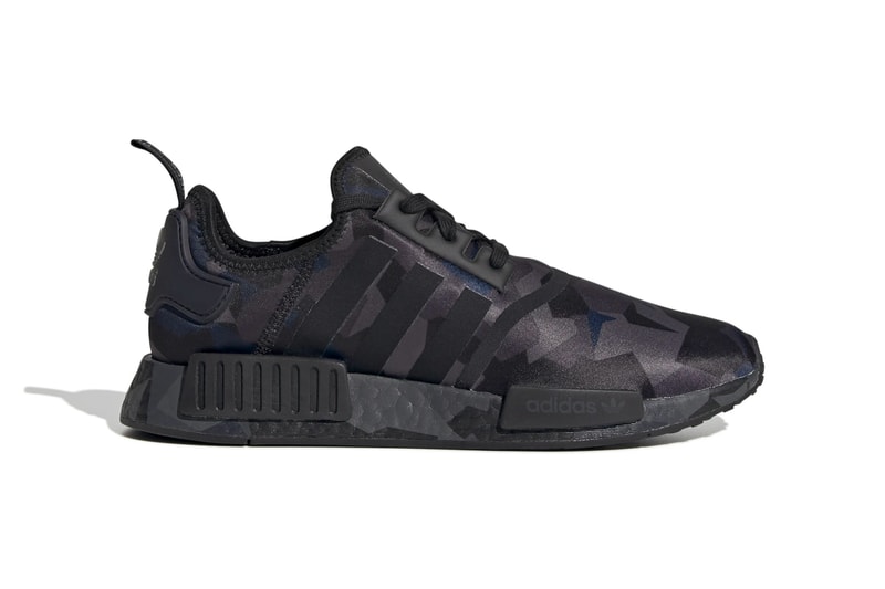 adidas NMD R1 Fractal Camo Pack Release  EF4262  EF4263  EF4264 Black Beige Navy Sand Core Black Off White Black Grey Six Carbon Collegiate Navy Cloud White