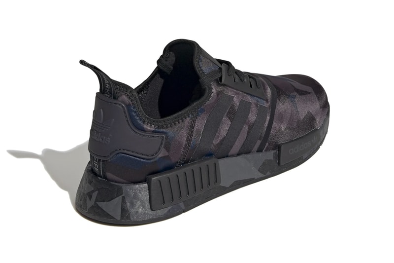 adidas NMD R1 Fractal Camo Pack Release  EF4262  EF4263  EF4264 Black Beige Navy Sand Core Black Off White Black Grey Six Carbon Collegiate Navy Cloud White