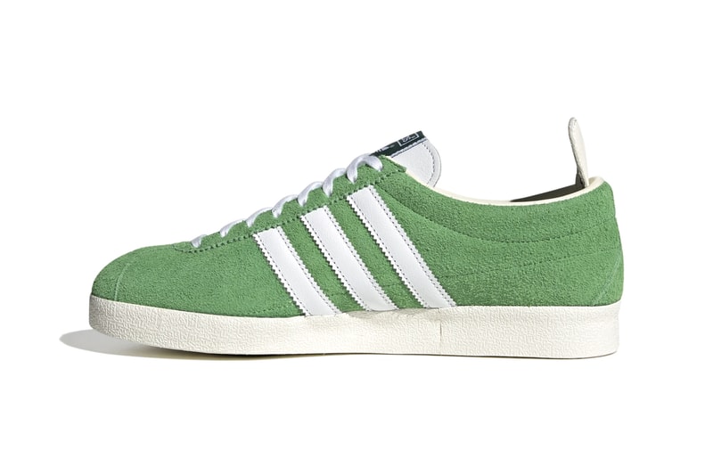 adidas Originals Gazelle Vintage "Semi Flash Lime" Release Information Drop Date Closer Look Three Stripes Gold Foil OG Terrace Culture Footwear Suede