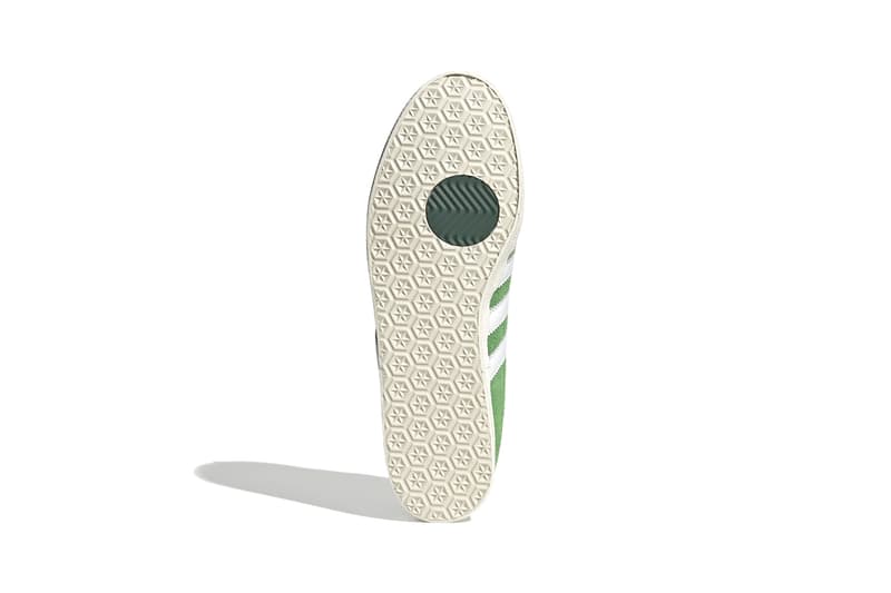 adidas Originals Gazelle Vintage "Semi Flash Lime" Release Information Drop Date Closer Look Three Stripes Gold Foil OG Terrace Culture Footwear Suede