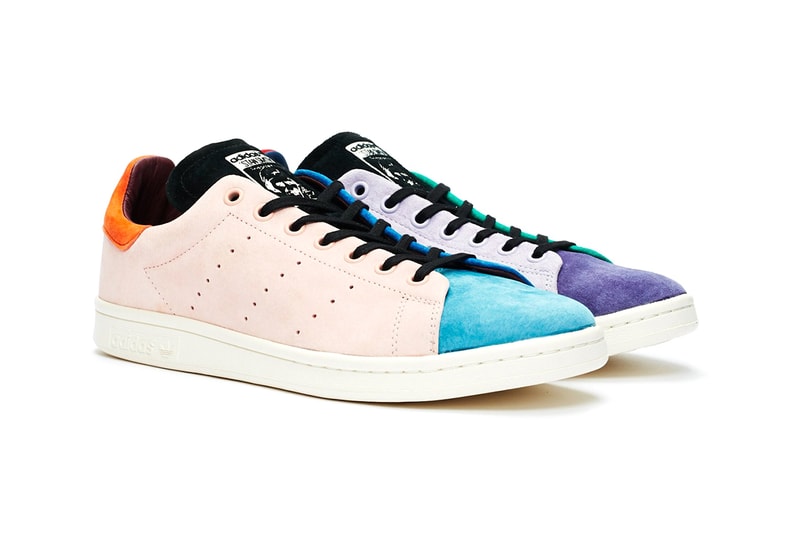 adidas originals recon stan smith vapour pink blue orange green purple red suede release information buy cop purchase Ef4974