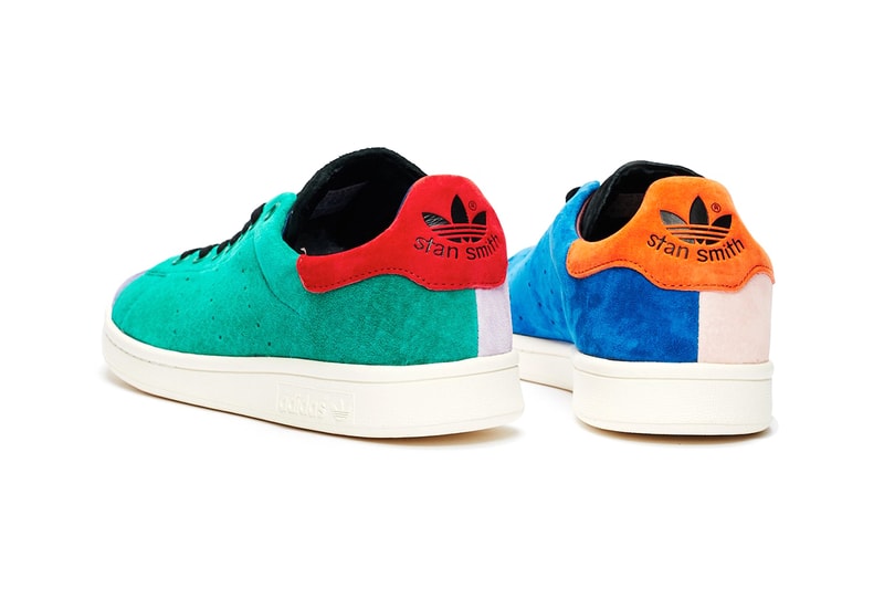 adidas originals recon stan smith vapour pink blue orange green purple red suede release information buy cop purchase Ef4974