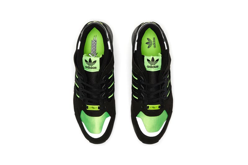 adidas Originals ZX 10000 C "Core Black/Solar Green" Release Info Drop Cop Sneakernstuff Footwear Ftwr White Three Stripes OG Torsion Technology Sneakers Three Stripes Jacques Chassaing