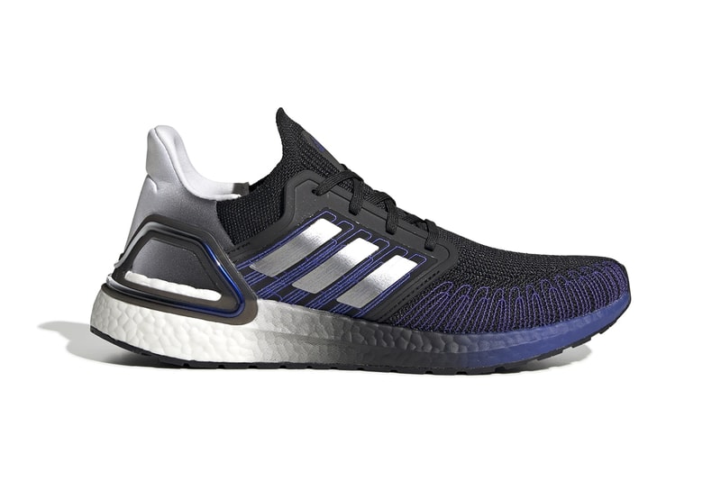adidas ultraboost buy cop purchase 20 dna release information core black gold metallic silver FV0033 FU9993 anniversary blue purple