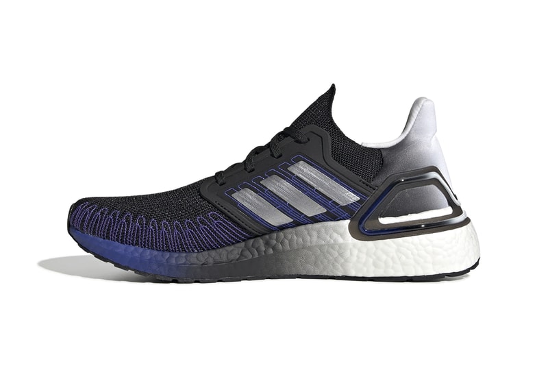 adidas ultraboost buy cop purchase 20 dna release information core black gold metallic silver FV0033 FU9993 anniversary blue purple