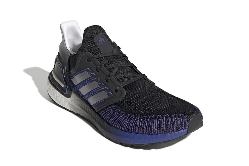 adidas ultraboost buy cop purchase 20 dna release information core black gold metallic silver FV0033 FU9993 anniversary blue purple