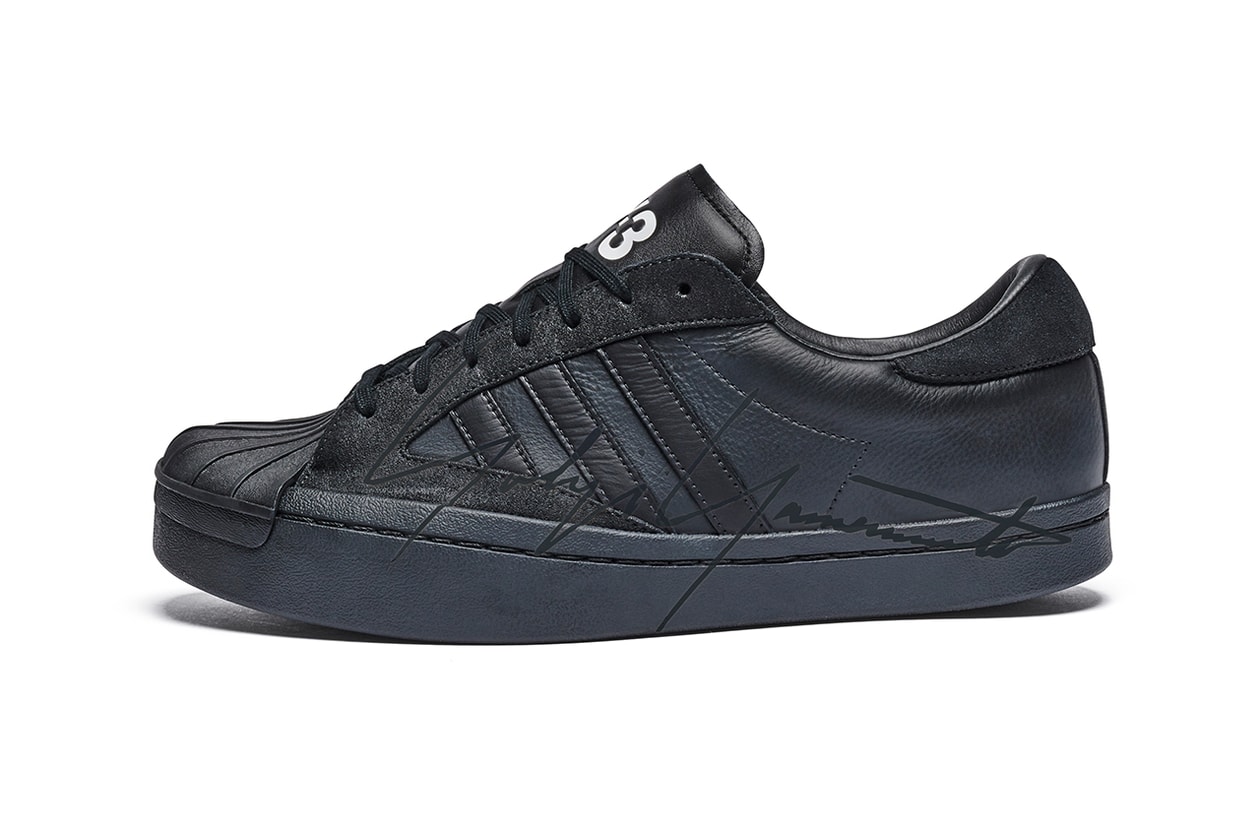 Y-3 YOHJI STAR & Y-3 YOHJI PRO Release Information First Look Yohji Yamamoto adidas Originals Collaboration Three Stripes 50 Year Anniversary Superstar high top low top sneaker drops footwear announcement