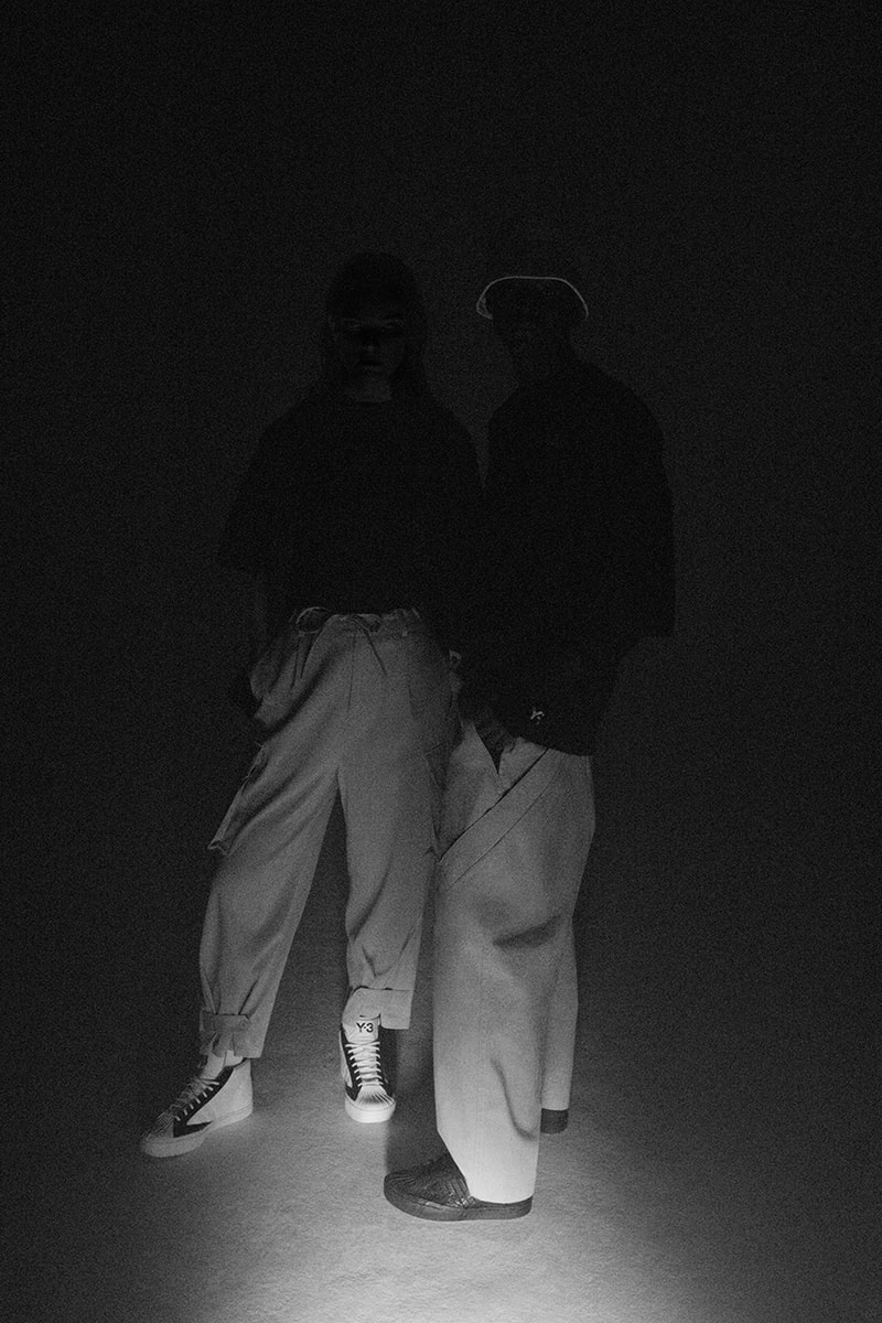 Y-3 YOHJI STAR & Y-3 YOHJI PRO Release Information First Look Yohji Yamamoto adidas Originals Collaboration Three Stripes 50 Year Anniversary Superstar high top low top sneaker drops footwear announcement