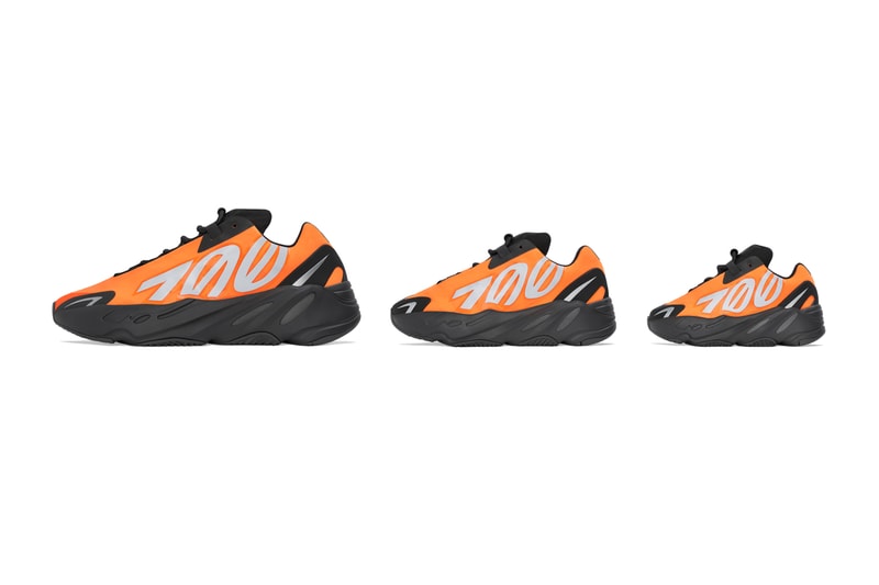 adidas yeezy boost 700 mnvn orange black FV3258 kanye west release date info photos price kanye west