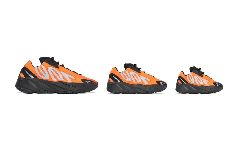 adidas yeezy boost 700 mnvn orange black FV3258 kanye west release date info photos price kanye west