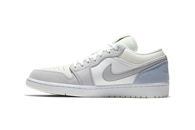 air jordan brand 1 low paris white sky grey football CV3043 100 release date info photos price