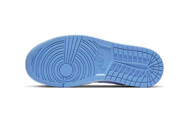 Nike Air Jordan 1 Low UNC University Blue White AO9944 441 footwear shoes sneakers menswear streetwear kicks runners trainers basketball spring summer 2020 collection jumpman