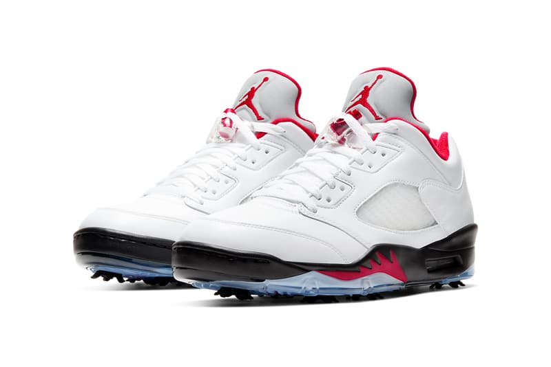 air jordan 5 low golf g white black metallic silver fire red CU4523 100 release date info photos price