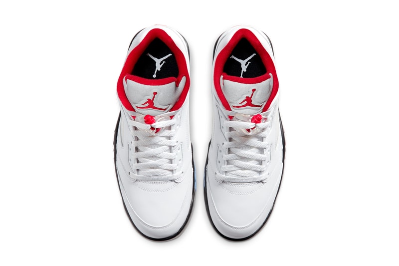 air jordan 5 low golf g white black metallic silver fire red CU4523 100 release date info photos price