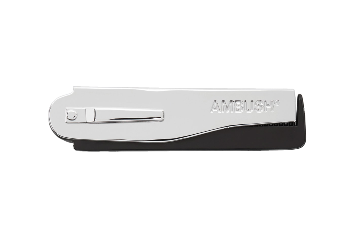 AMBUSH Logo Comb Release Info Buy Price Black Silver SSENSE