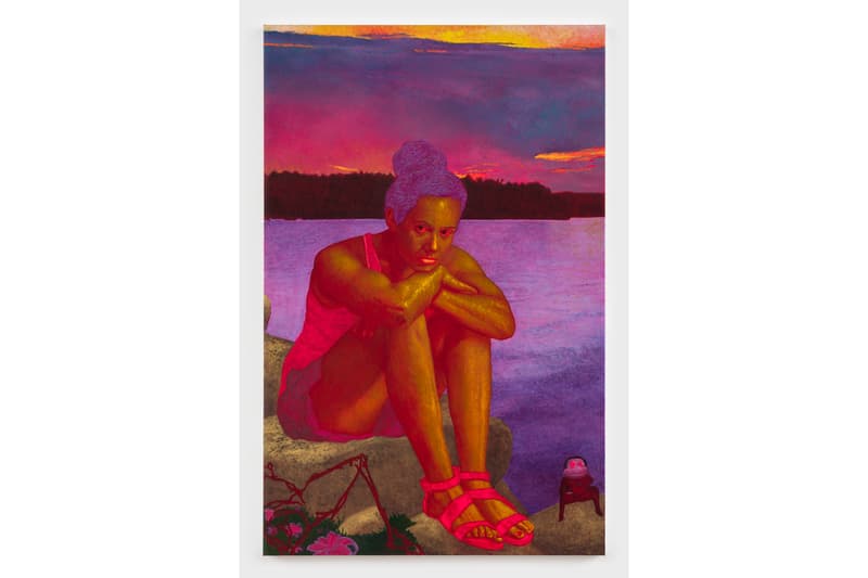 Arcmanoro Niles Exhibition UTA Artist Space "I Guess By Now I’m Supposed To Be A Man: I’m Just Trying To Leave Behind Yesterday" Paintings Portraiture Seekers