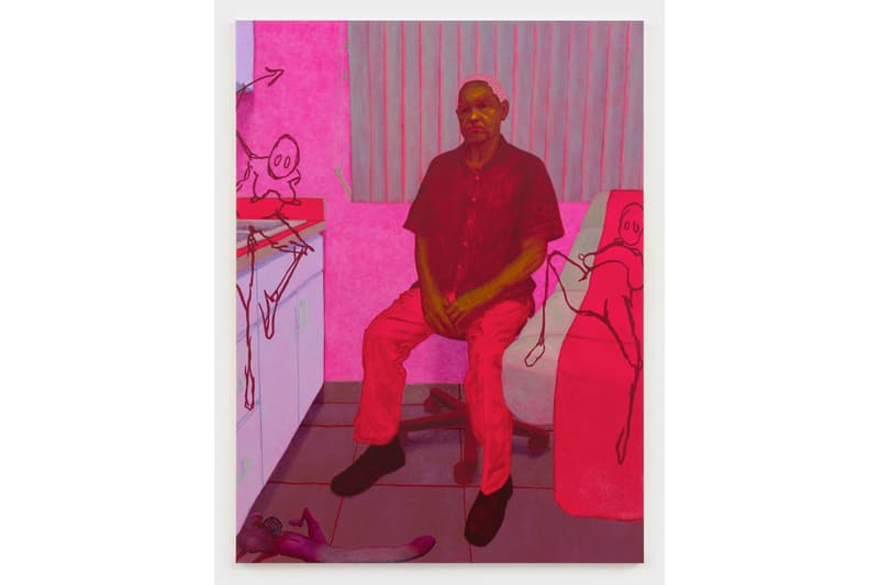 Arcmanoro Niles Exhibition UTA Artist Space "I Guess By Now I’m Supposed To Be A Man: I’m Just Trying To Leave Behind Yesterday" Paintings Portraiture Seekers